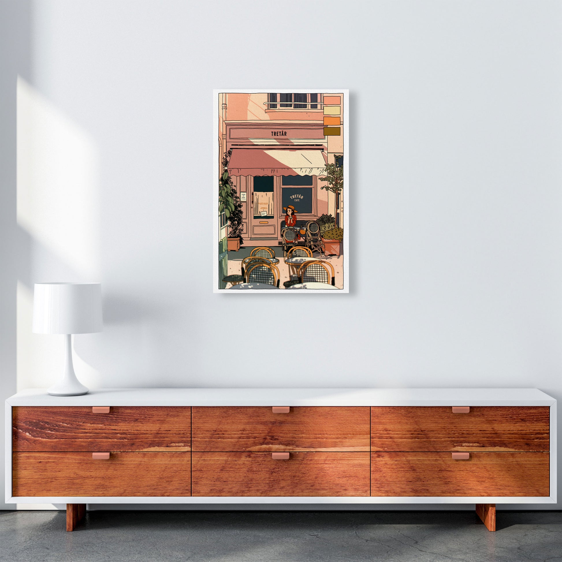 Tretar Art Print by Lucy Michelle A2 Canvas