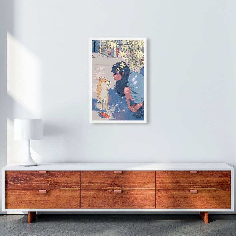 Shiba Art Print by Lucy Michelle A2 Canvas