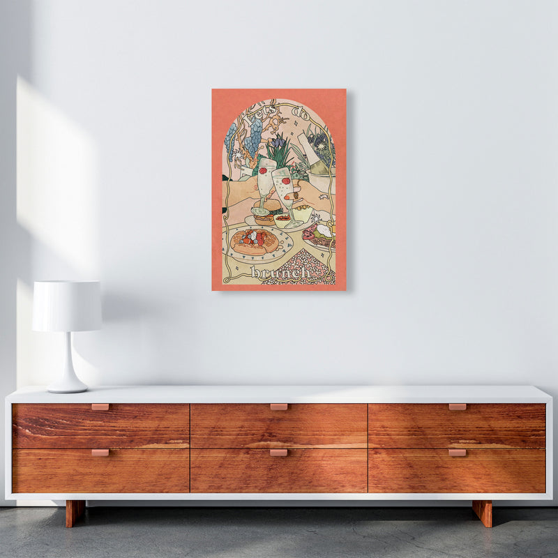 Lets Do Brunch Art Print by Lucy Michelle A2 Canvas