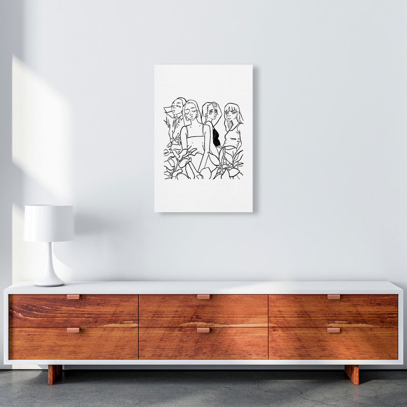 Girls Art Print by Lucy Michelle A2 Canvas
