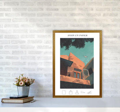 Avion En Papier Art Print by Lucy Michelle A2 Print Only