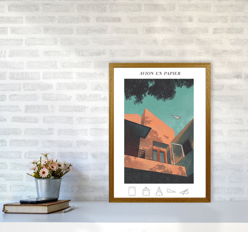 Avion En Papier Art Print by Lucy Michelle A2 Print Only