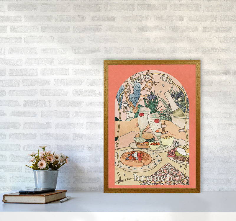 Lets Do Brunch Art Print by Lucy Michelle A2 Print Only