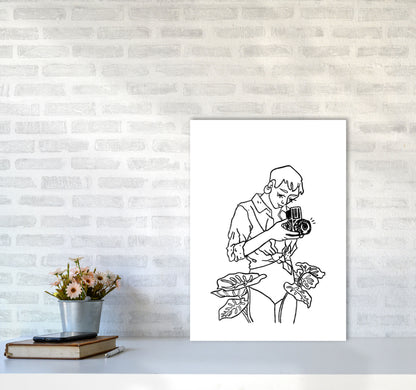 Snap Art Print by Lucy Michelle A2 Black Frame