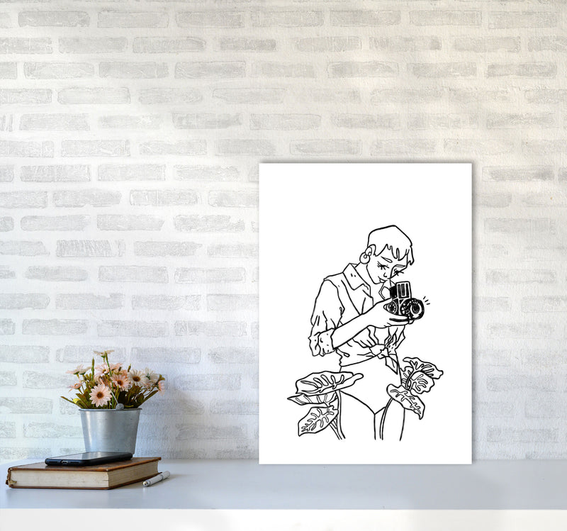 Snap Art Print by Lucy Michelle A2 Black Frame