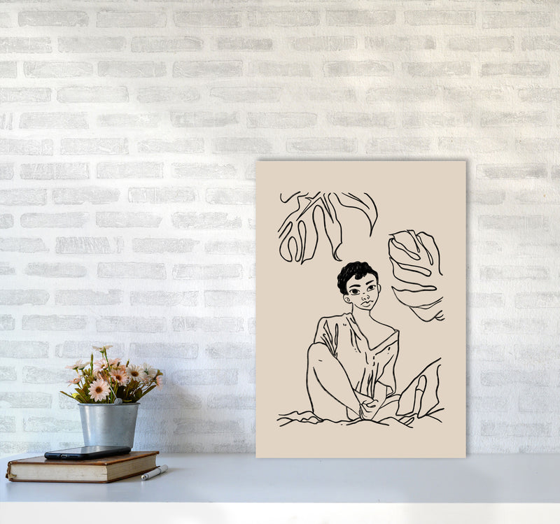 Sundays Art Print by Lucy Michelle A2 Black Frame