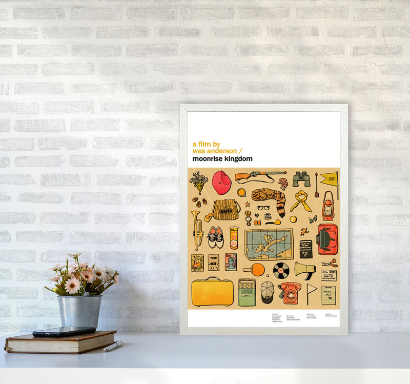 Moonrise Art Print by Lucy Michelle A2 Oak Frame