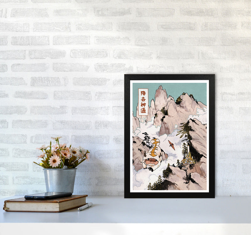 Appa Art Print by Lucy Michelle A3 White Frame