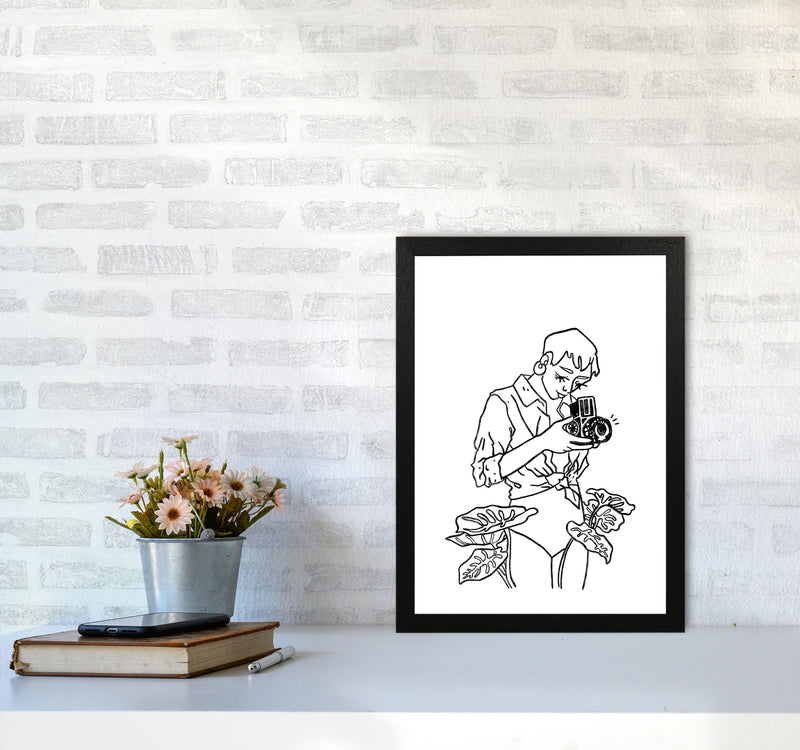Snap Art Print by Lucy Michelle A3 White Frame