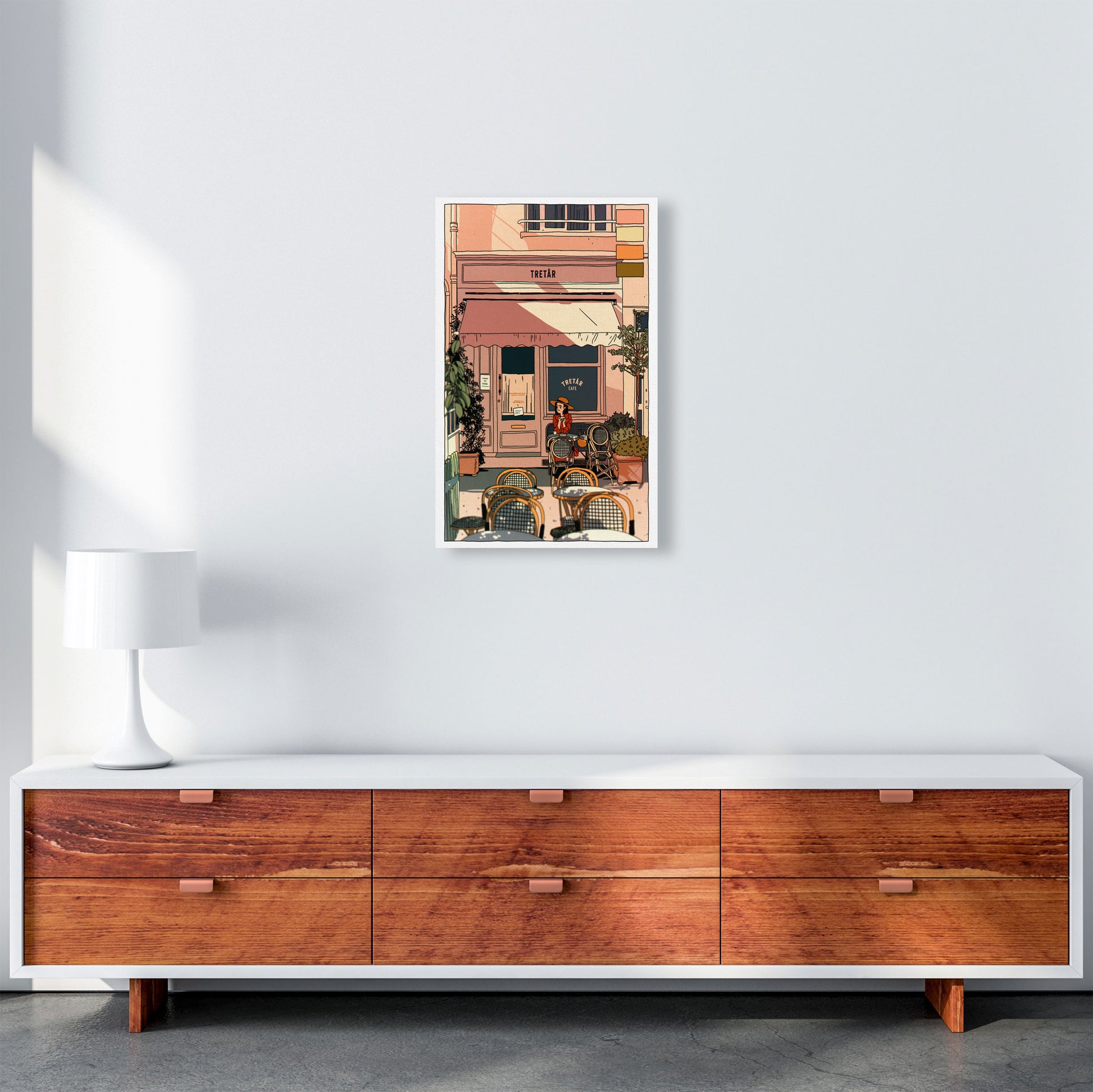Tretar Art Print by Lucy Michelle A3 Canvas