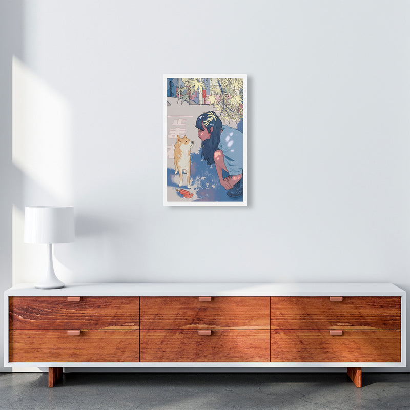 Shiba Art Print by Lucy Michelle A3 Canvas