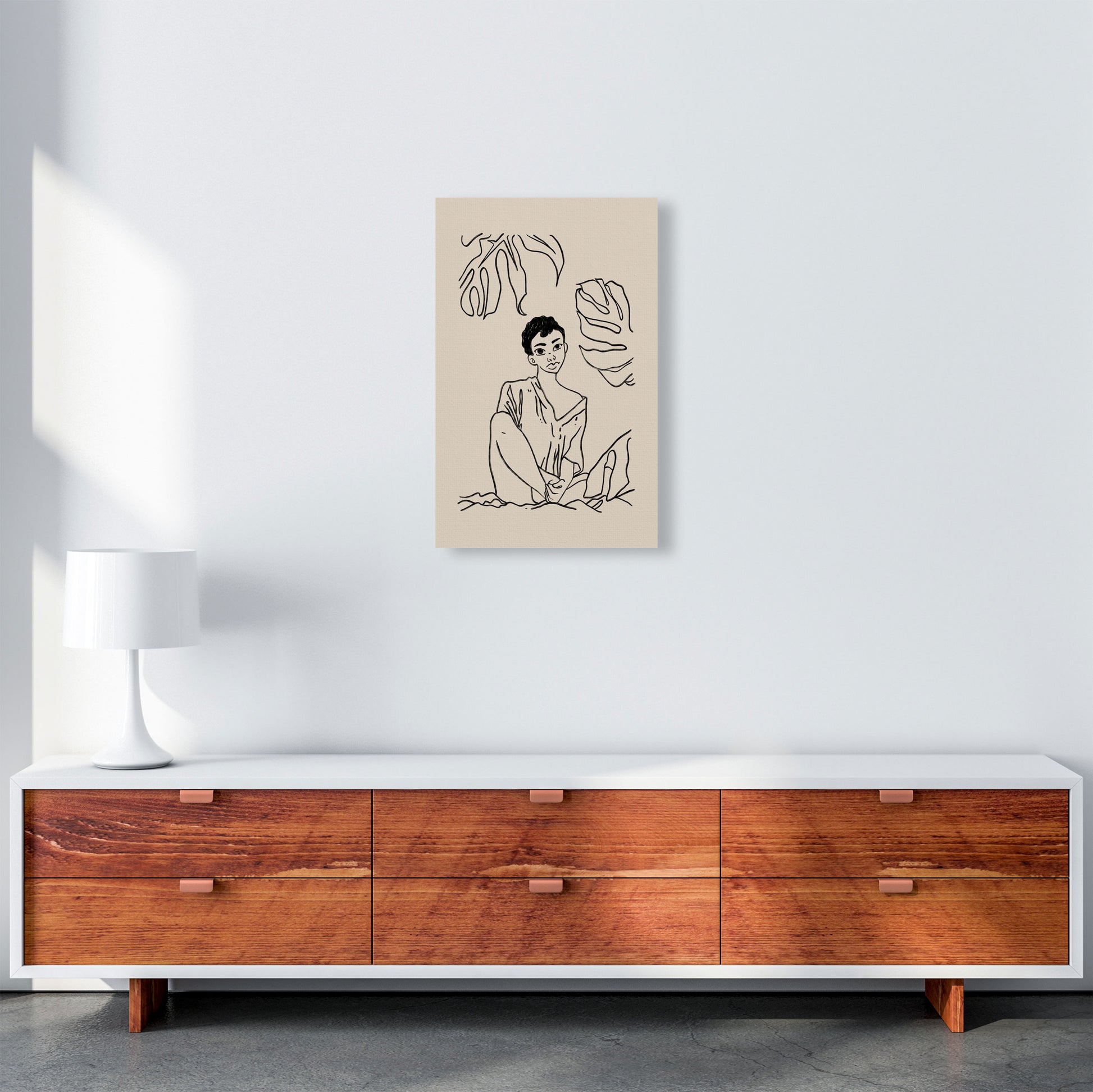 Sundays Art Print by Lucy Michelle A3 Canvas