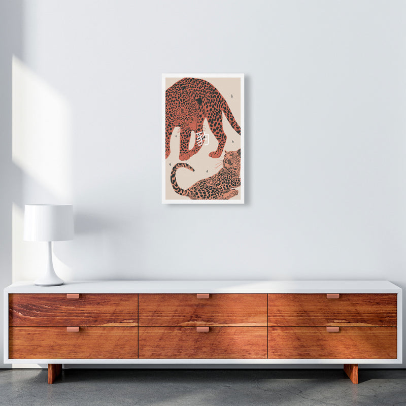 Leopards Art Print by Lucy Michelle A3 Canvas