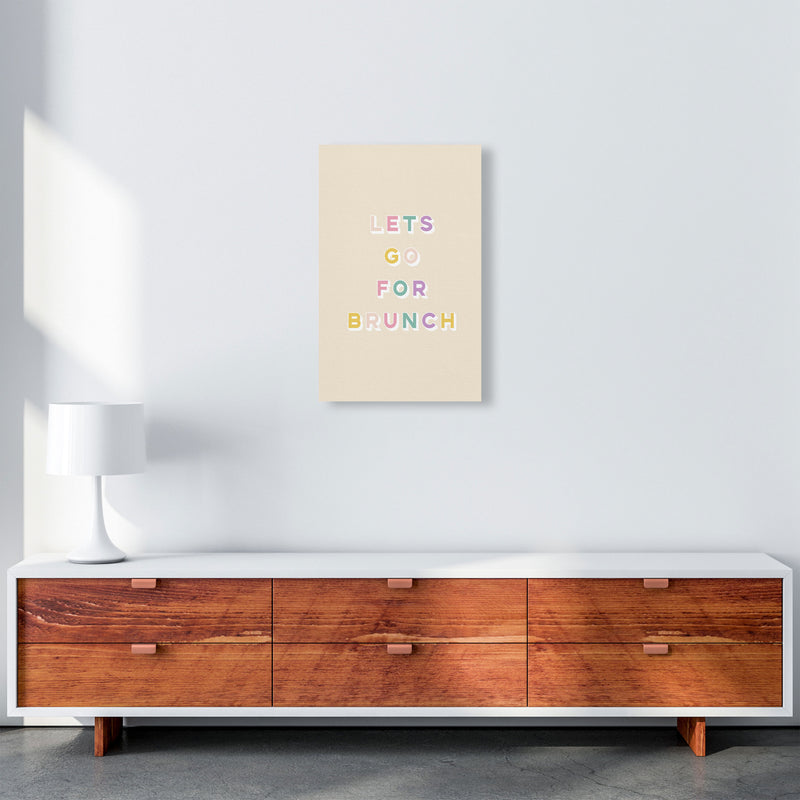 Lets Go For Brunch Art Print by Lucy Michelle A3 Canvas