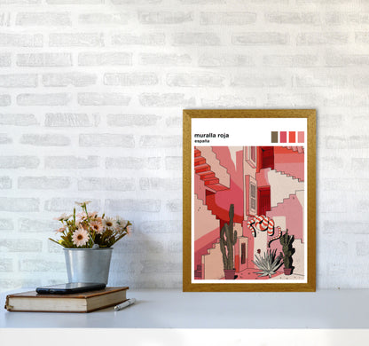 Muralla Roja Art Print by Lucy Michelle A3 Print Only