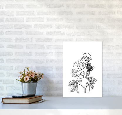 Snap Art Print by Lucy Michelle A3 Black Frame