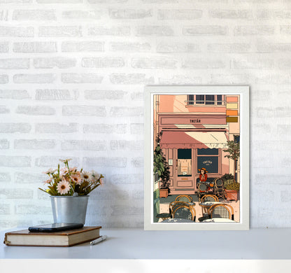 Tretar Art Print by Lucy Michelle A3 Oak Frame