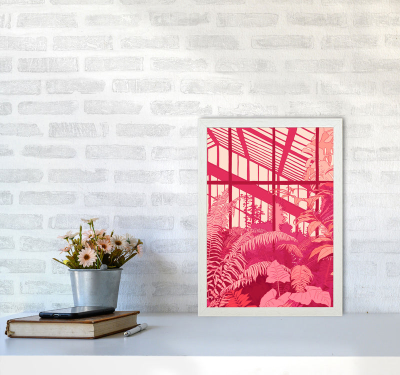 Dramatic Art Print by Lucy Michelle A3 Oak Frame