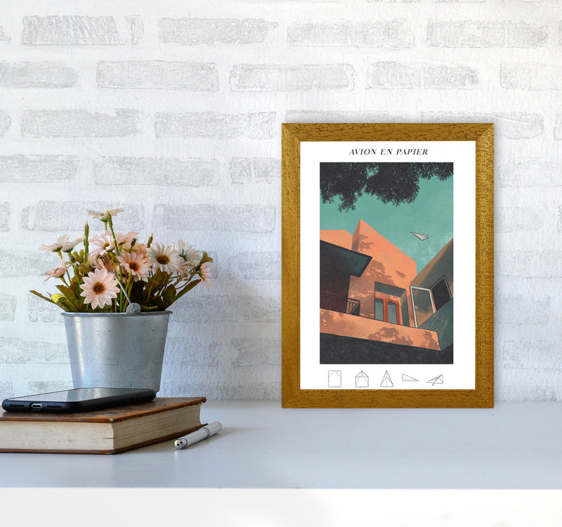 Avion En Papier Art Print by Lucy Michelle A4 Print Only