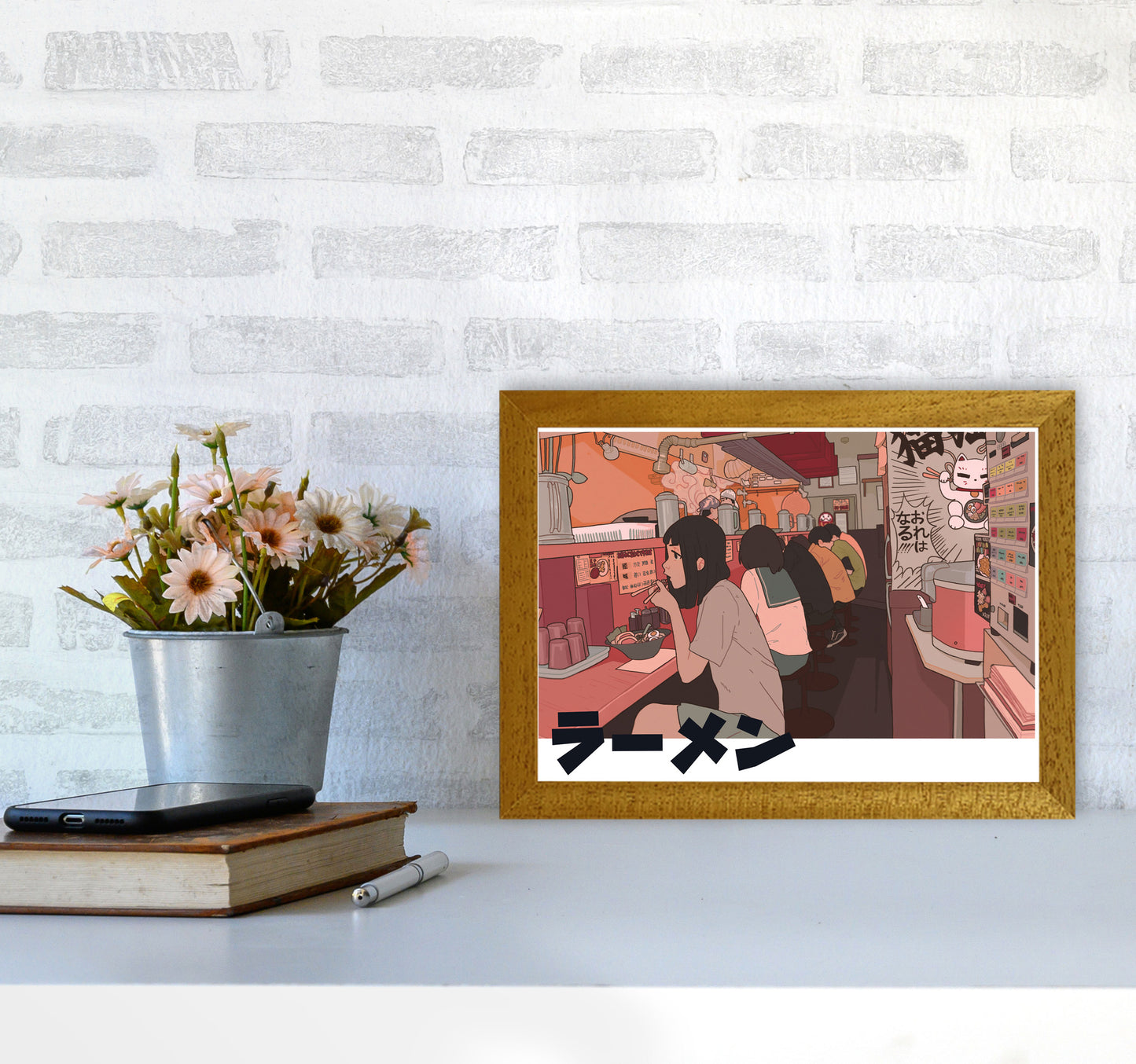Ramen Art Print by Lucy Michelle A4 Print Only