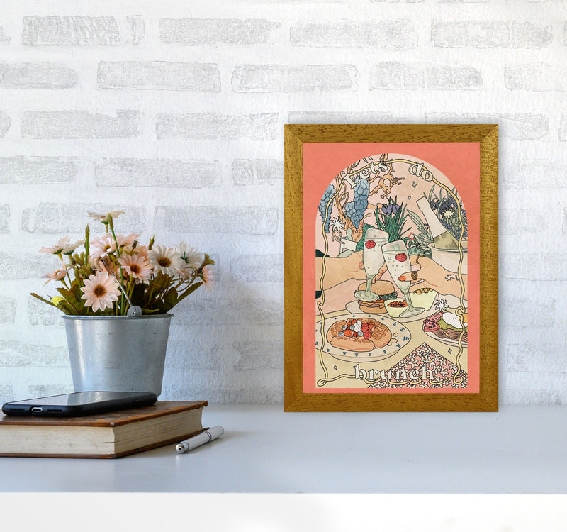 Lets Do Brunch Art Print by Lucy Michelle A4 Print Only