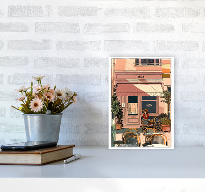 Tretar Art Print by Lucy Michelle A4 Black Frame