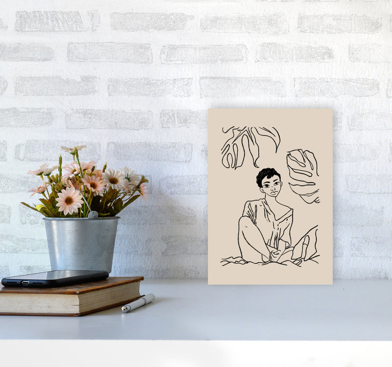 Sundays Art Print by Lucy Michelle A4 Black Frame