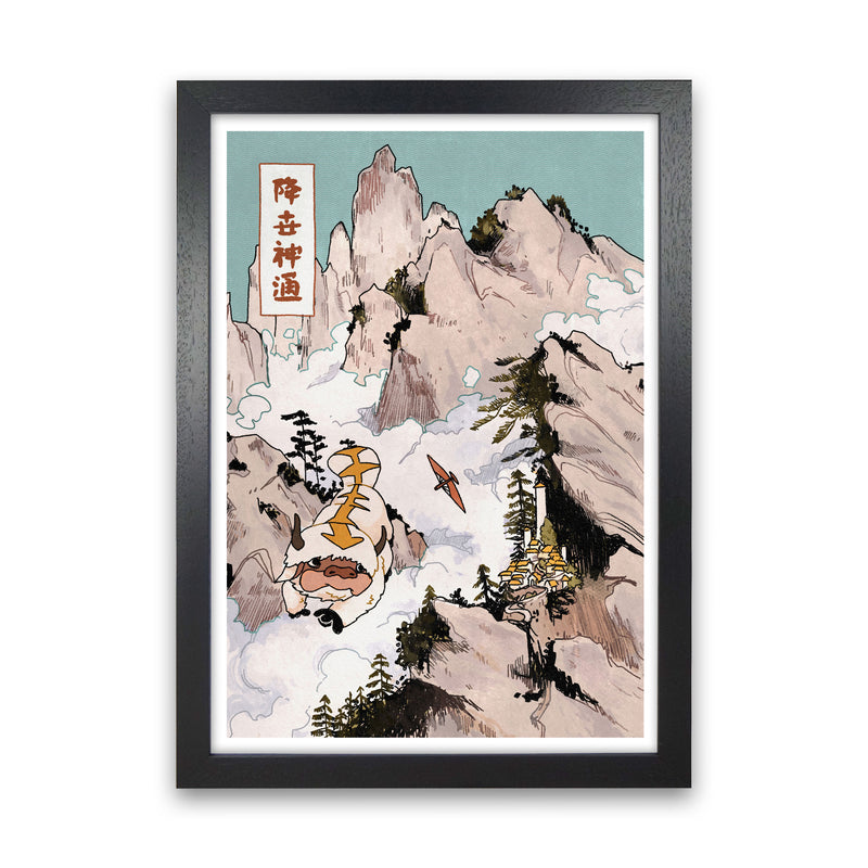 Appa Art Print by Lucy Michelle Black Grain