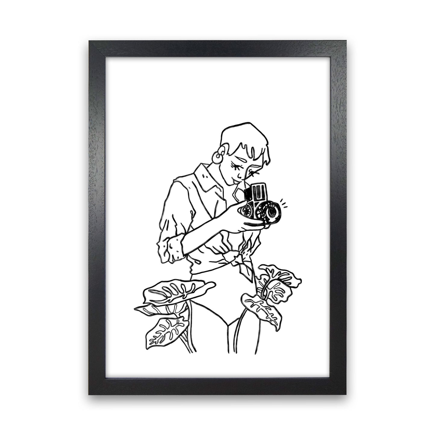 Snap Art Print by Lucy Michelle Black Grain