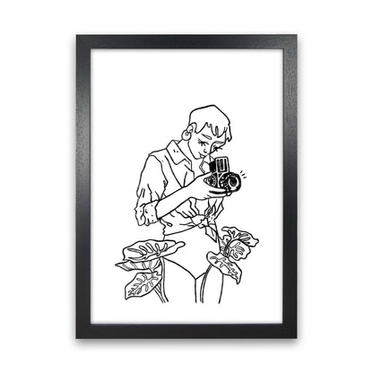Snap Art Print by Lucy Michelle Black Grain