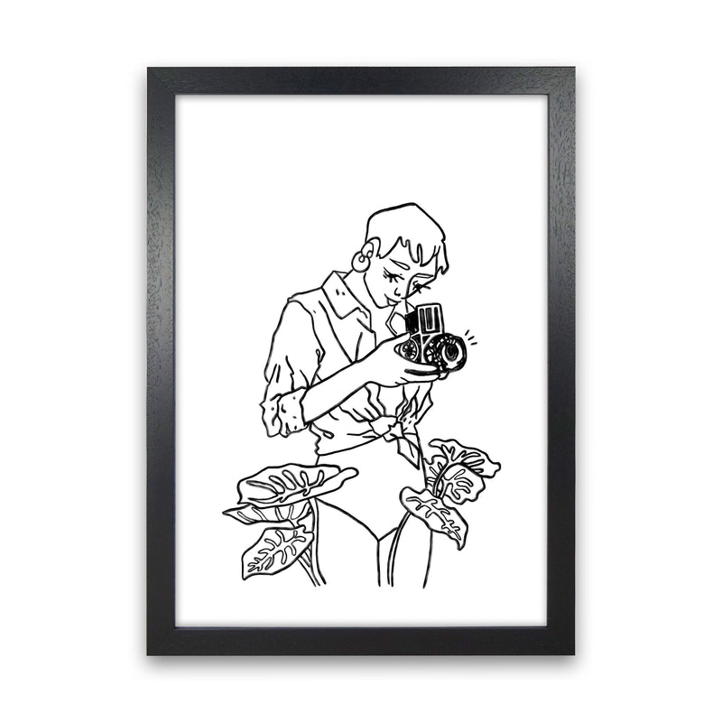 Snap Art Print by Lucy Michelle Black Grain