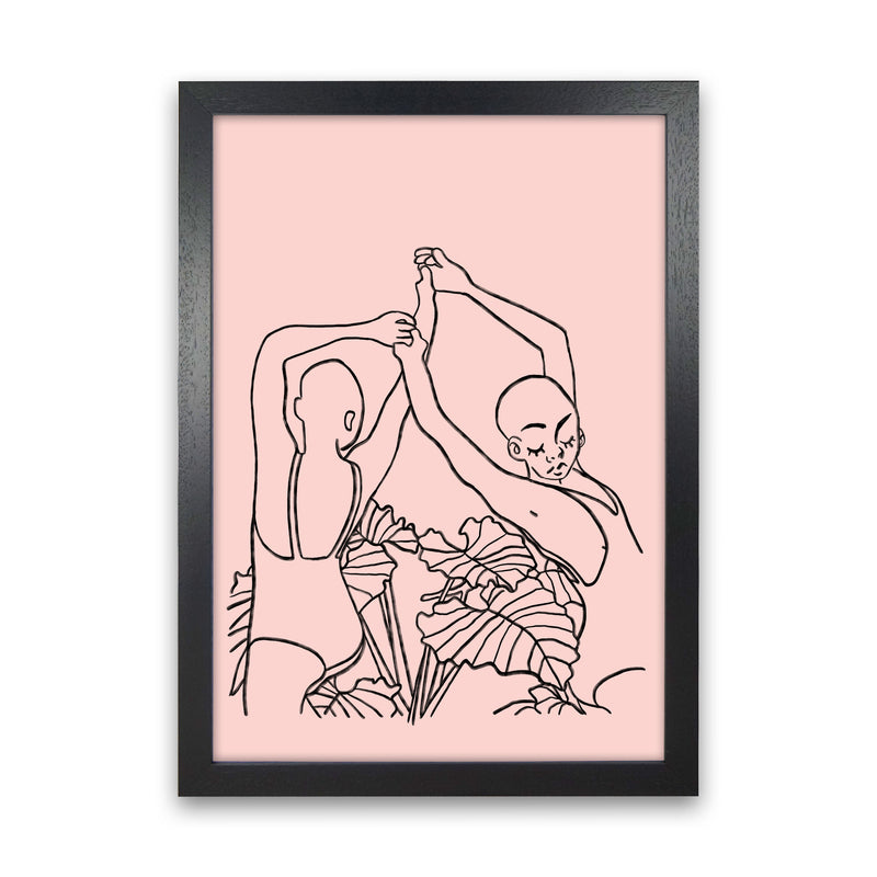 The Dancers Art Print by Lucy Michelle Black Grain