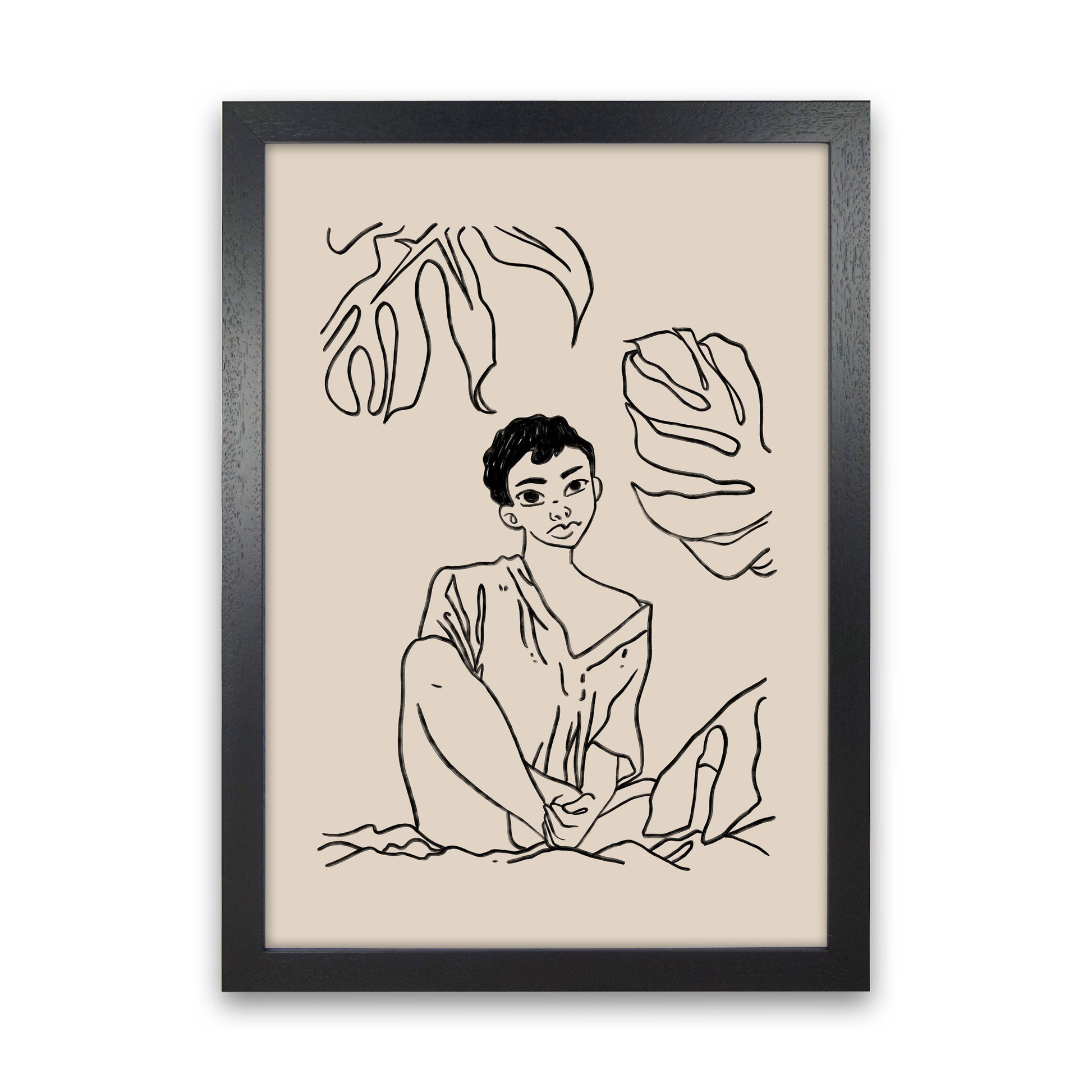 Sundays Art Print by Lucy Michelle Black Grain