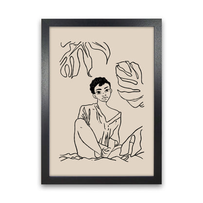 Sundays Art Print by Lucy Michelle Black Grain