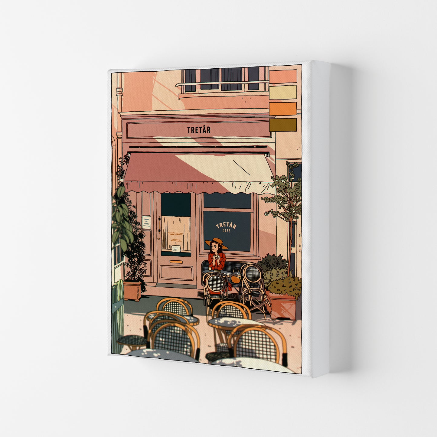 Tretar Art Print by Lucy Michelle Canvas