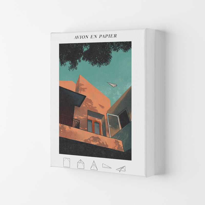 Avion En Papier Art Print by Lucy Michelle Canvas