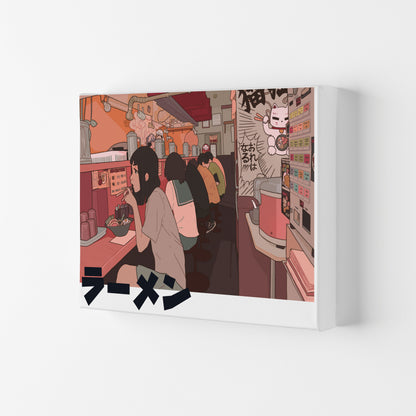 Ramen Art Print by Lucy Michelle Canvas