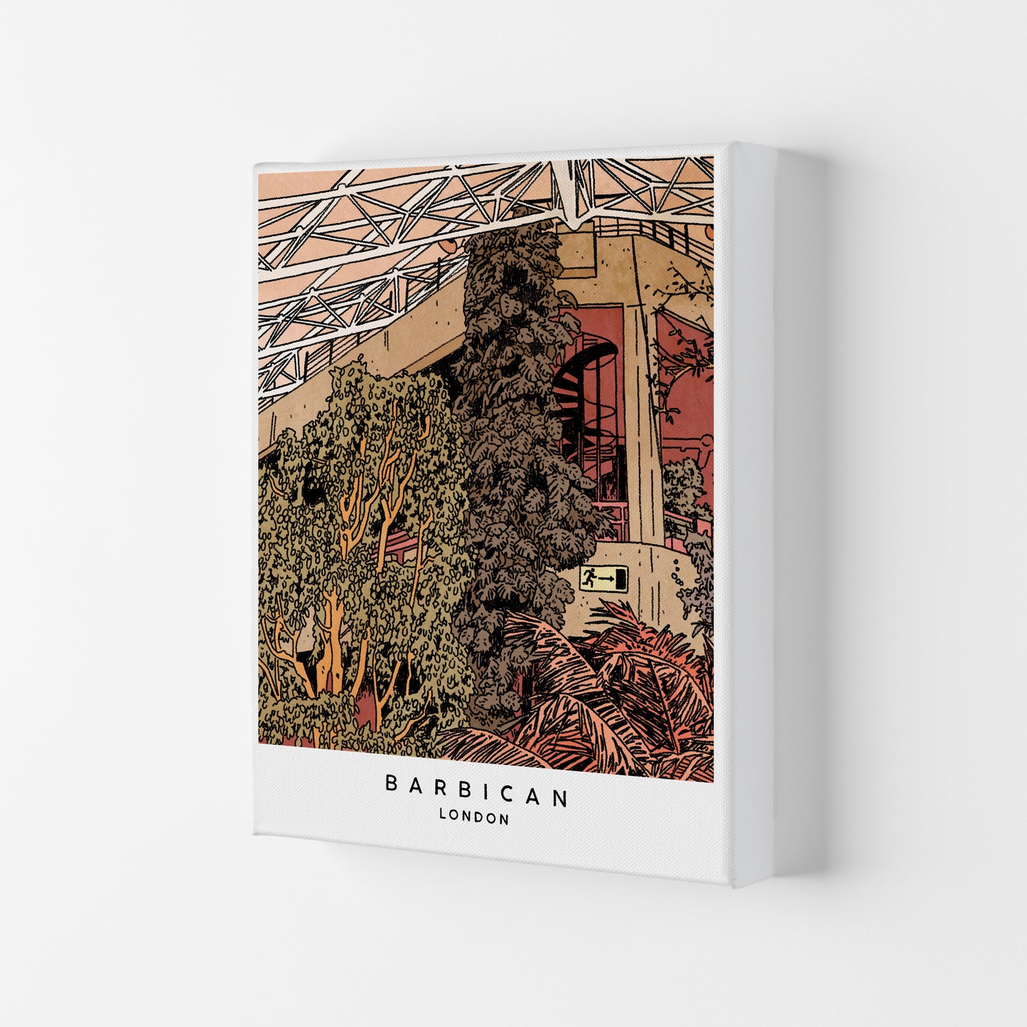 Barbican Art Print by Lucy Michelle Canvas