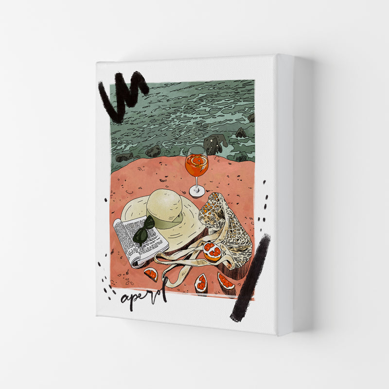Aperol Art Print by Lucy Michelle Canvas