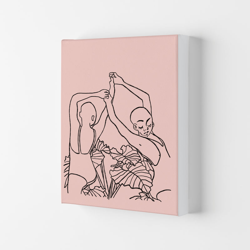 The Dancers Art Print by Lucy Michelle Canvas