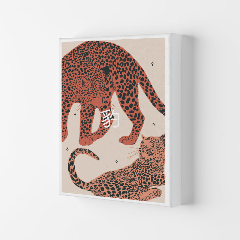 Leopards Art Print by Lucy Michelle Canvas