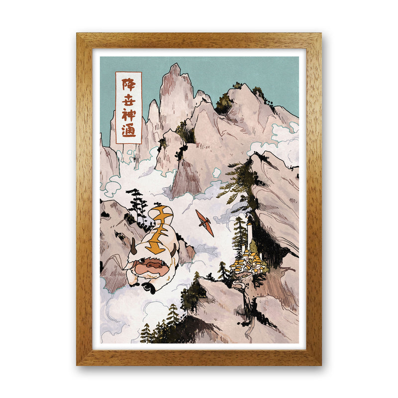 Appa Art Print by Lucy Michelle Oak Grain