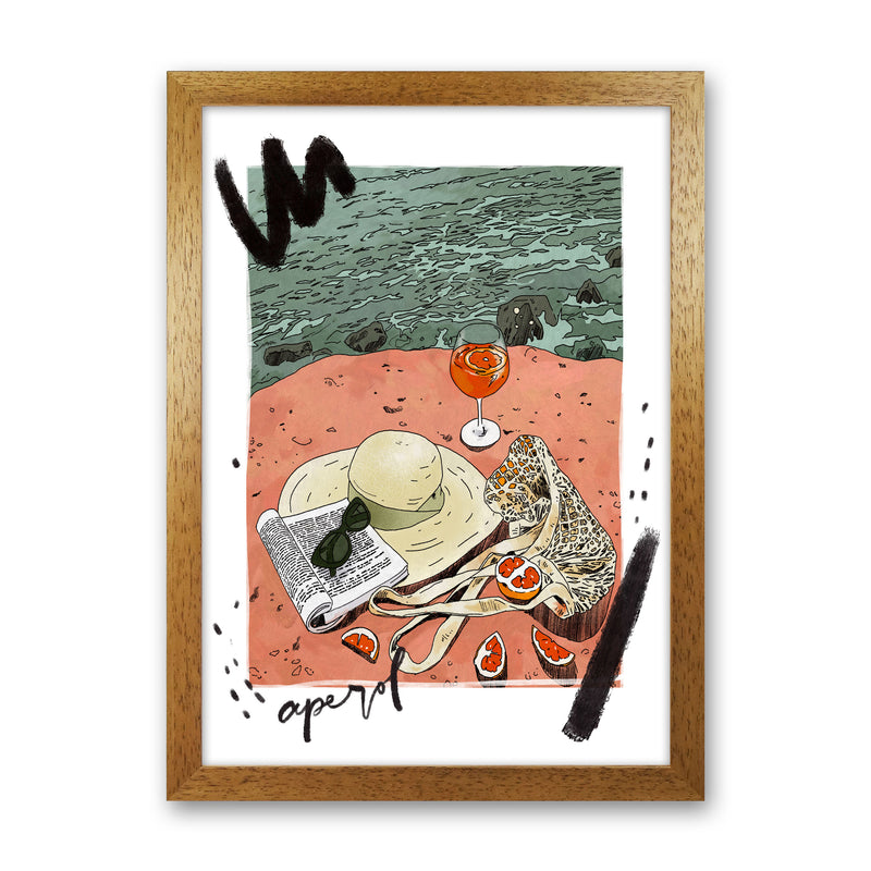 Aperol Art Print by Lucy Michelle Oak Grain