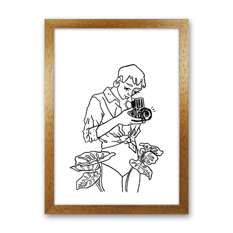 Snap Art Print by Lucy Michelle Oak Grain