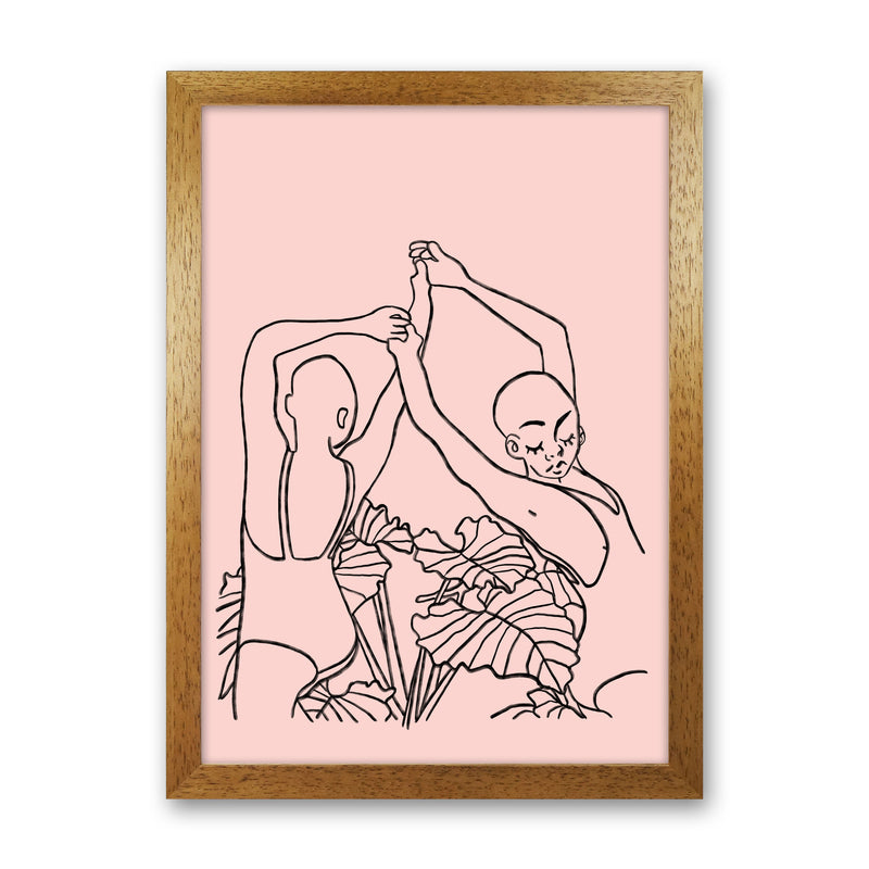 The Dancers Art Print by Lucy Michelle Oak Grain