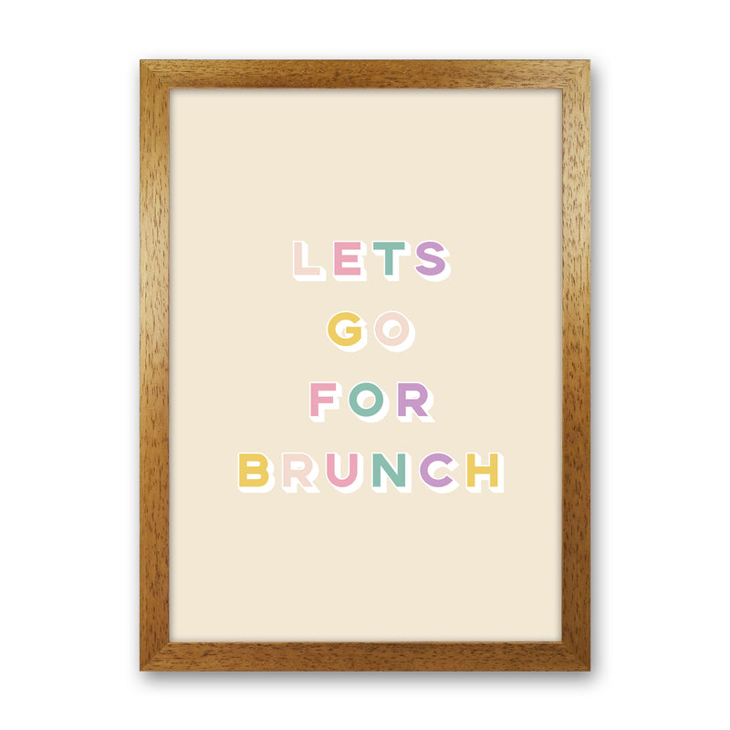 Lets Go For Brunch Art Print by Lucy Michelle Oak Grain