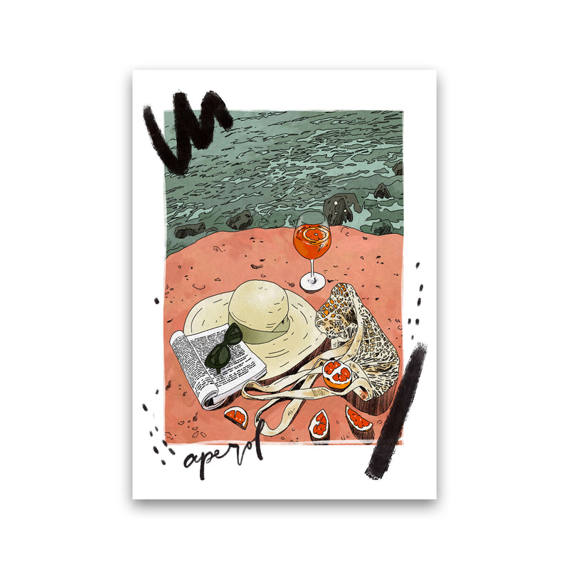 Aperol Art Print by Lucy Michelle Print Only