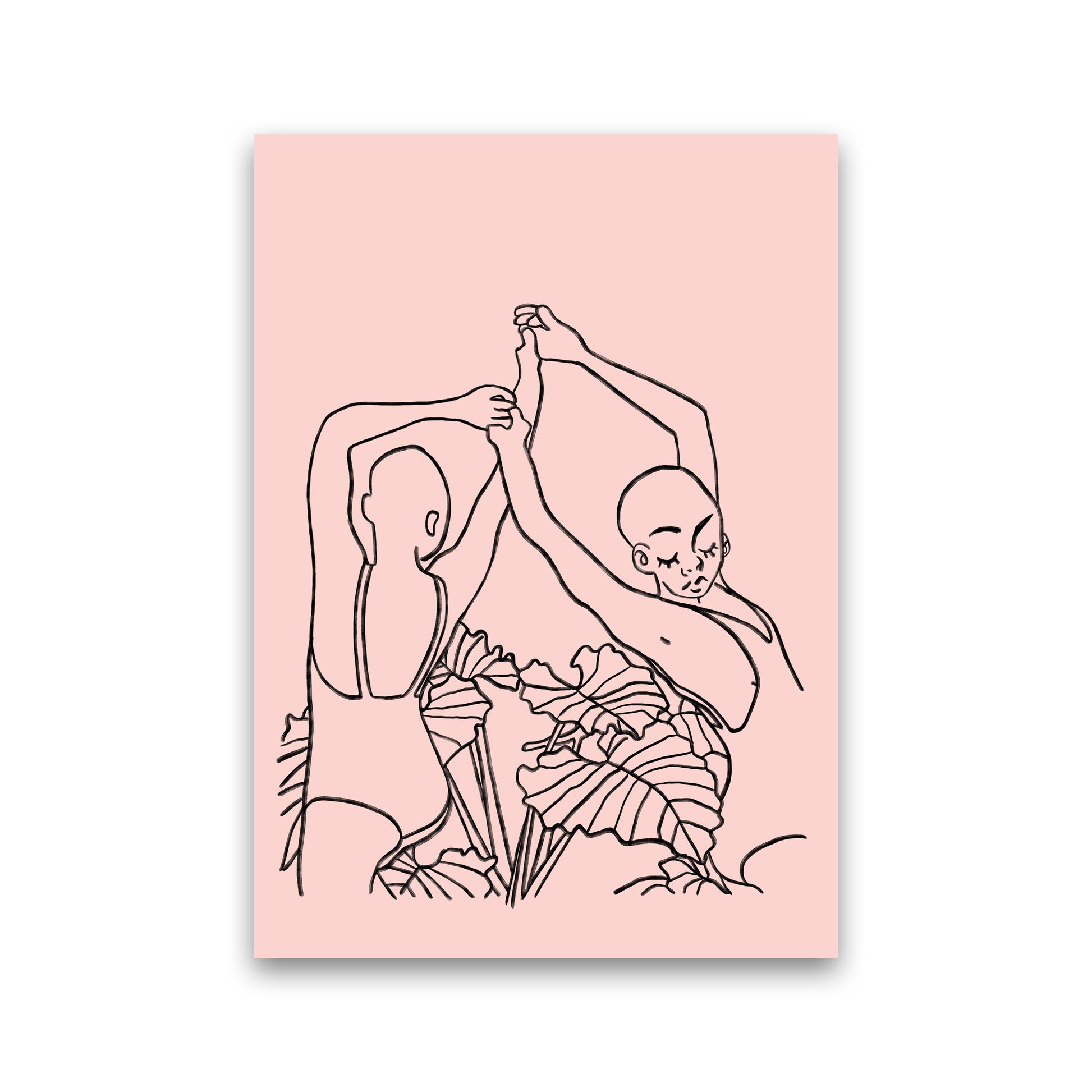 The Dancers Art Print by Lucy Michelle Print Only