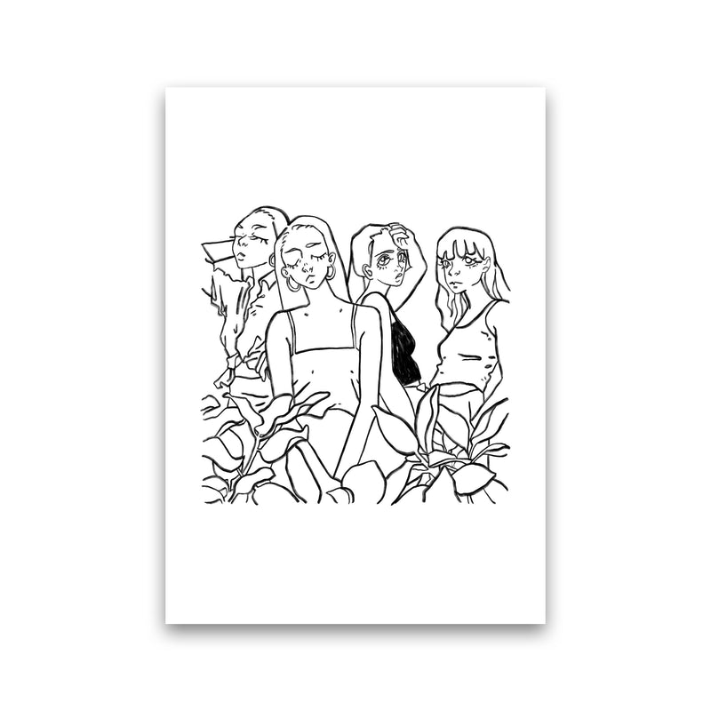 Girls Art Print by Lucy Michelle Print Only