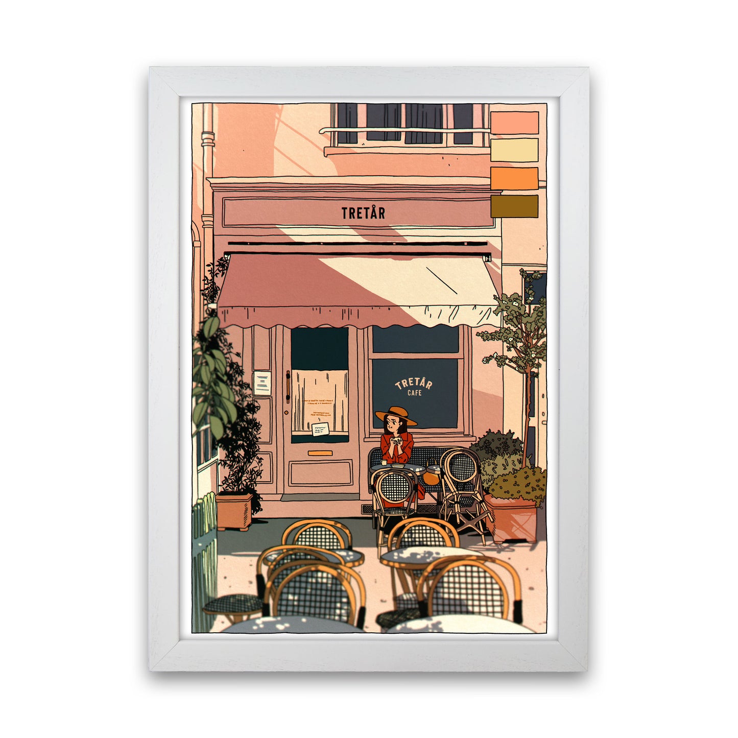 Tretar Art Print by Lucy Michelle White Grain